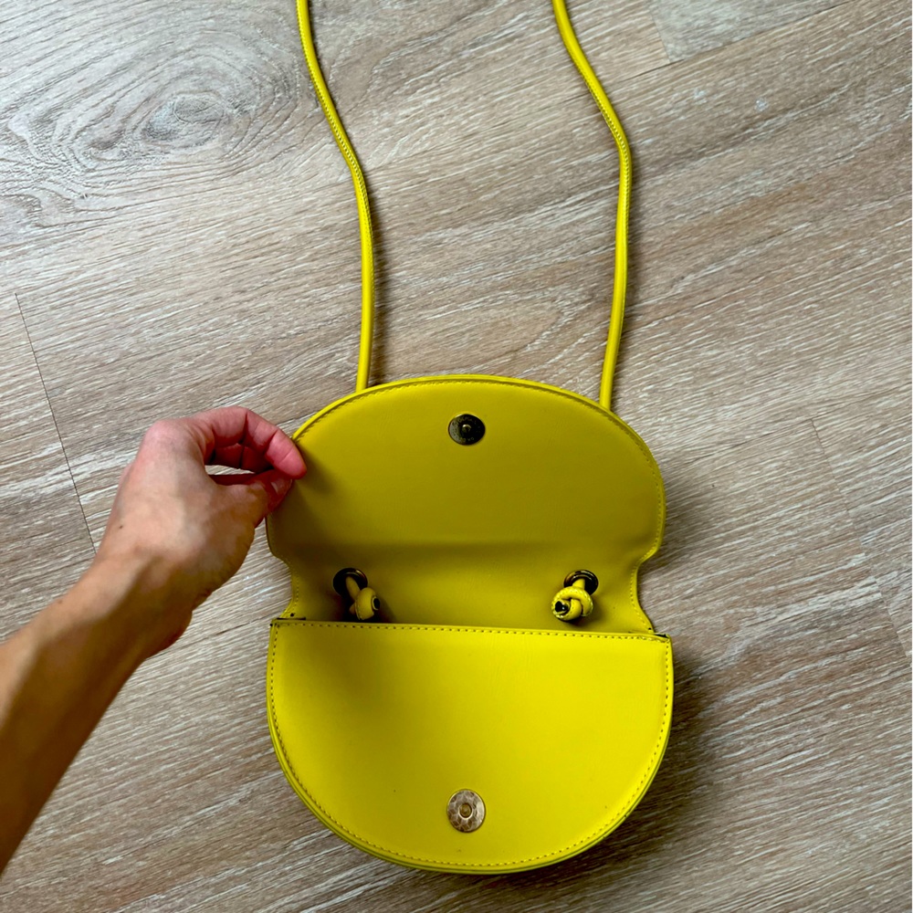 Yellow Cross Body Purse